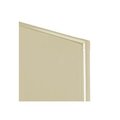 Metpar Corp Plastic Laminate Partition Panel 57-3/4" W x 58" H Almond 3160AD